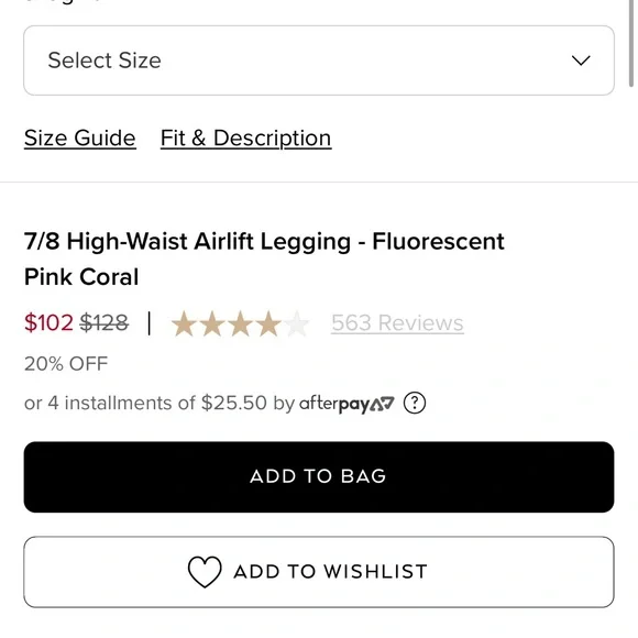 Alo 7/8 High-Waist airlift legging - Picture 5 of 8